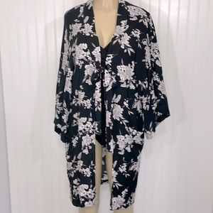 Spiritual Gangster Maya Floral Kimono Robe Swim Cover Up O/S Excellent Condition